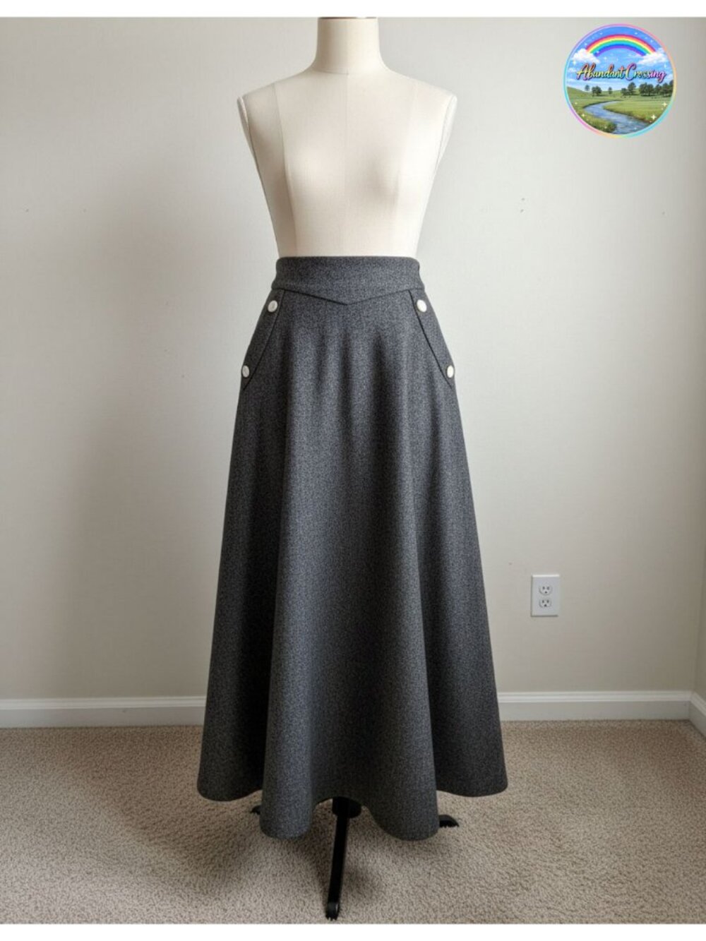Womens Wool Blend Plaid High Waist Mini Pencil Skirt Bodycon Fall Winter